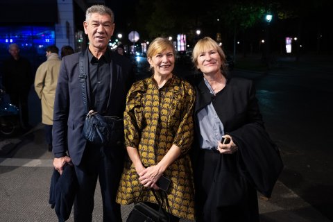 Syuelyman Letifov, Yana Radeva und Valeska Grisebach (DAS GETRÄUMTE ABENTEUER), Gartenbaukino