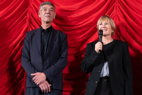 Syuelyman Letifov und Valeska Grisebach (DAS GETRÄUMTE ABENTEUER), Gartenbaukino