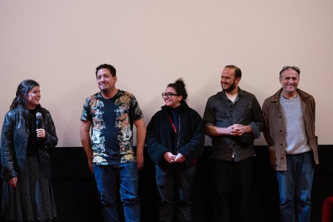 María Aparicio,  Ezequiel Salinas, Ana Apontes, Ramiro Sonzini und Roger Koza (A VECES ME ENTRA TRISTEZA, OTRAS VECES REBELIÓN), Metro Kinokulturhaus