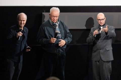 Moderation Stefan Grissemann, Peter Badel und Christ Wright (ÜBERGANG), Filmmuseum
