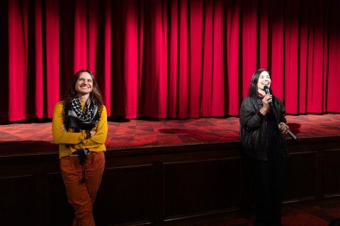 Mathilde Rouxel und Festivaldirektorin Eva Sangiorgi, Metro Kinokulturhaus