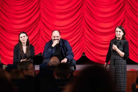 Lilith Grasmug und Nicolas Anthomé (L'INCONNUE) und Moderation Karin Schiefer, Gartenbaukino